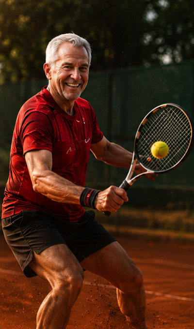 Tennisspielerinnen und Tennisspieler im Mixed-Bereich